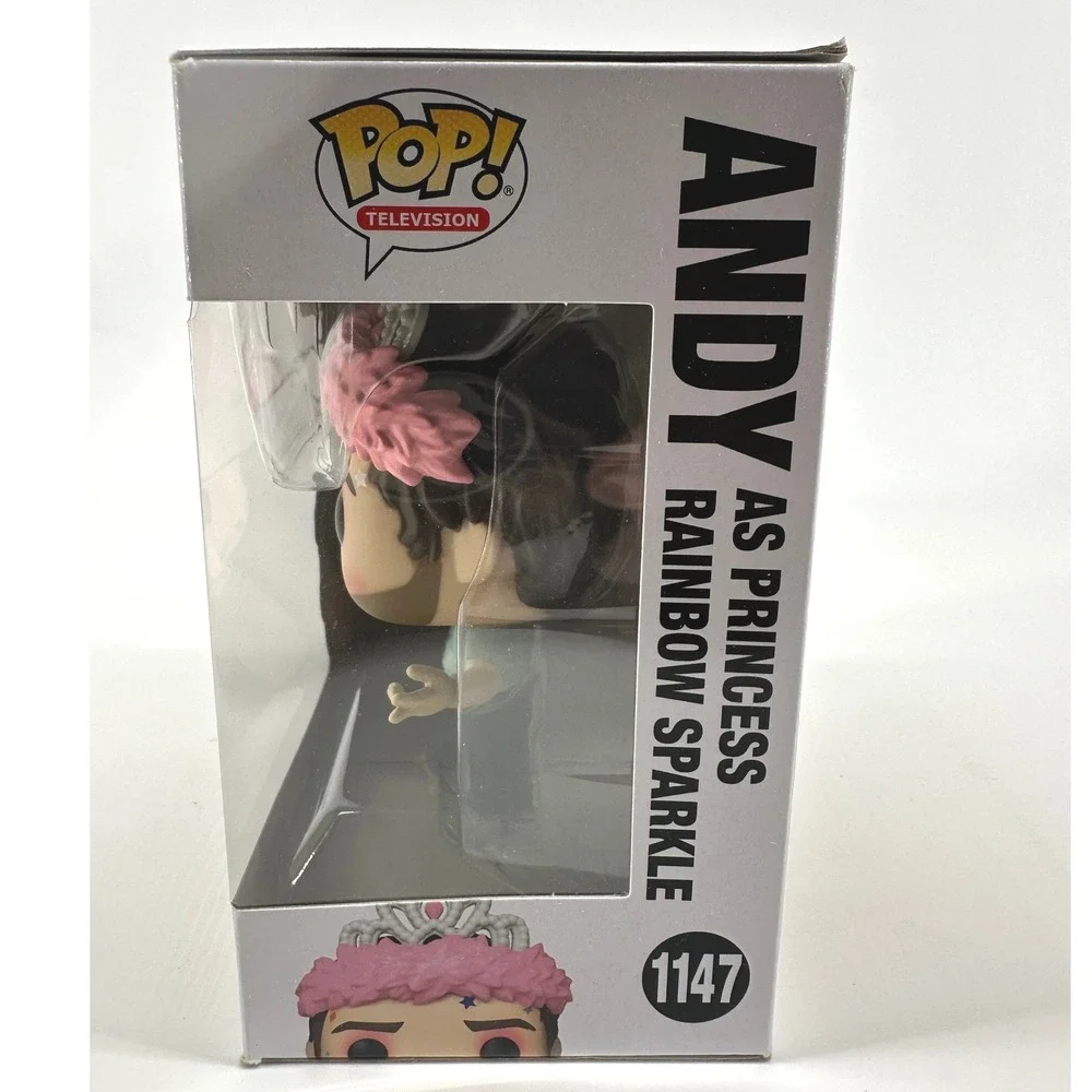 Funko Pop Parks and Recreation Andy as Princess Rainbow Sparkle 1147 Figure